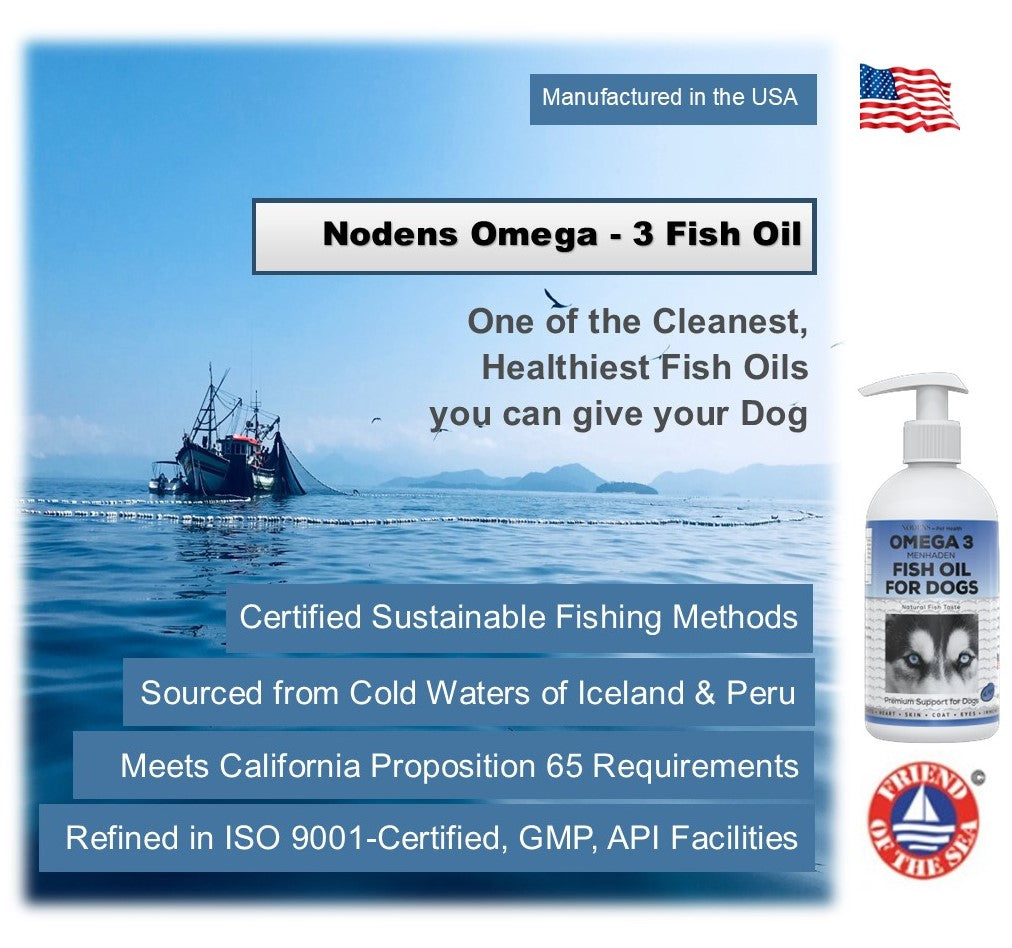 Nodens Omega-3 Fish oil for Dogs friend of the Sea